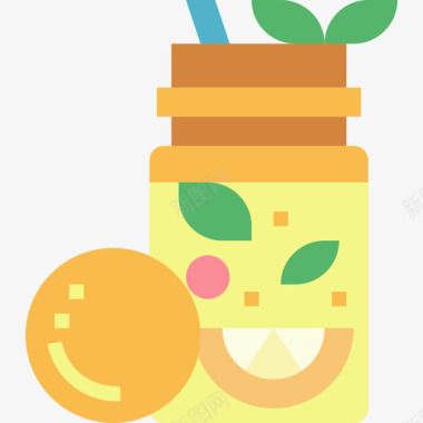 果汁饮料22无糖图标图标