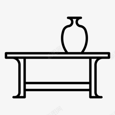 桌子餐厅餐桌图标图标