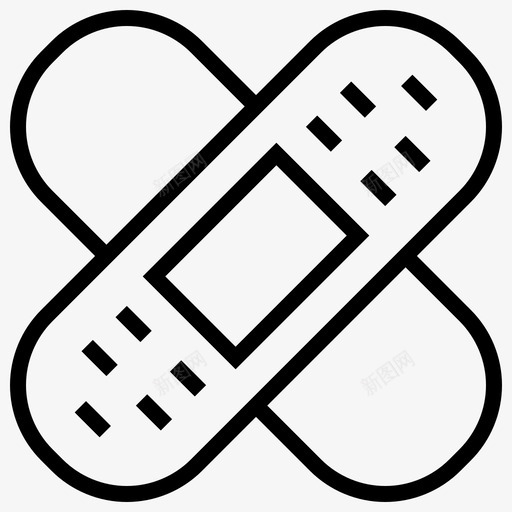 膏药医生医院图标svg_新图网 https://ixintu.com 医学 医生 医院 样式 膏药