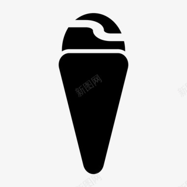 冰淇淋巧克力香草图标图标