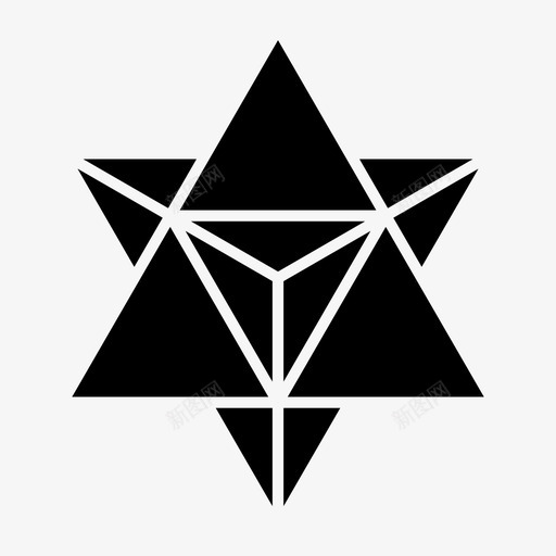 星四面体几何学梅尔卡巴图标svg_新图网 https://ixintu.com 几何学 星四面体 梅尔卡巴 神圣 神圣几何学