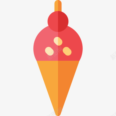 冰淇淋超级市场40平的图标图标