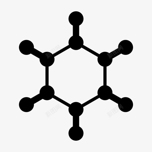 分子生物技术化学图标svg_新图网 https://ixintu.com 分子 分子结构 化学 生物技术 科学