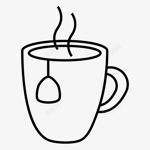杯子饮料茶杯图标svg_新图网 https://ixintu.com 咖啡杯 杯子 茶杯 饮料