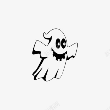 鬼魂鬼魂万圣节幽灵图标图标