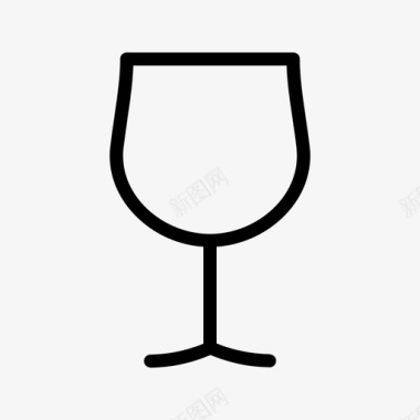 玻璃杯果汁杯马提尼图标图标