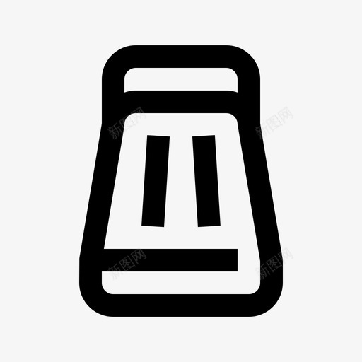 运动包击剑3直线型图标svg_新图网 https://ixintu.com 击剑3 直线型 运动包