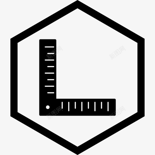 角尺量具工具图标svg_新图网 https://ixintu.com 万能 工具 角尺 量具