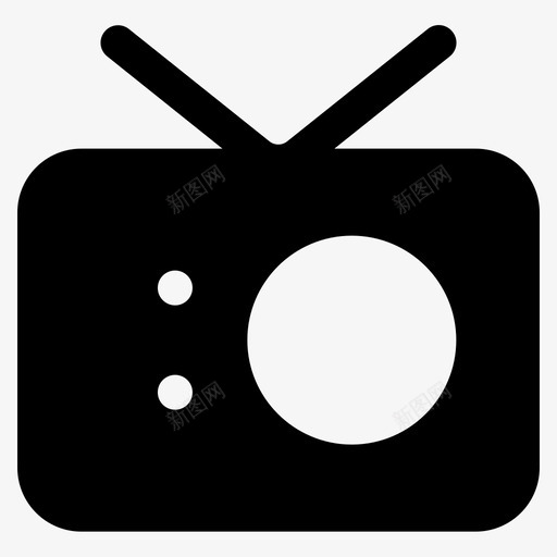 收音机音频接口图标svg_新图网 https://ixintu.com 图示 声音 接口 收音机 音乐 音频
