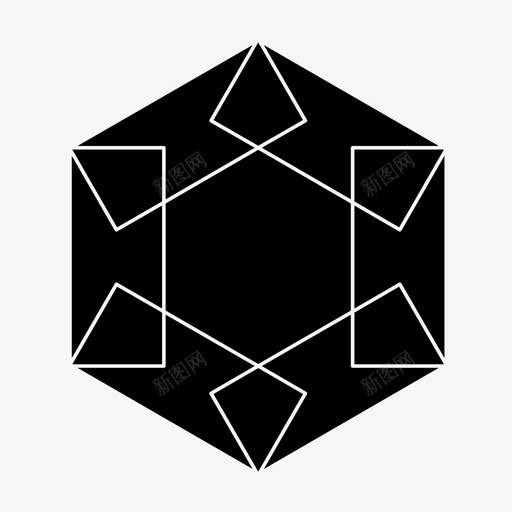 瓷砖图案几何图案几何图形图标svg_新图网 https://ixintu.com 六边形 几何 几何图形 图案 无缝 瓷砖 设计