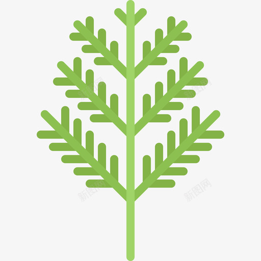 Dillfruitsandvegetables40flat图标svg_新图网 https://ixintu.com 40.flat Dill.fruits and vegetables