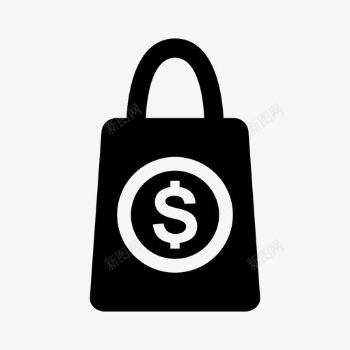 购物袋集市大减价图标svg_新图网 https://ixintu.com 商店 大减价 购物 购物袋 集市