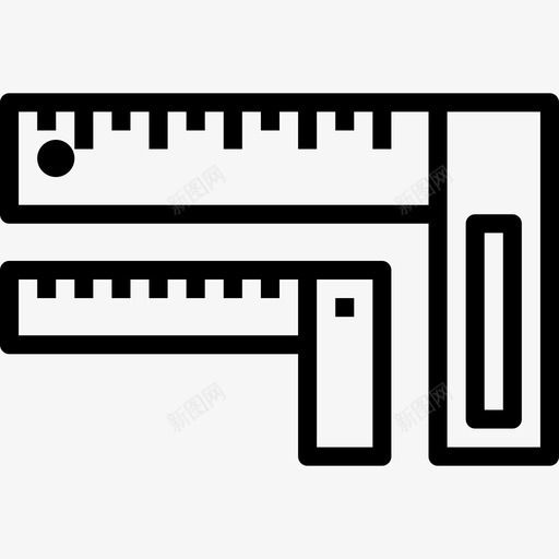 方形建筑128直线图标svg_新图网 https://ixintu.com 建筑 方形 直线