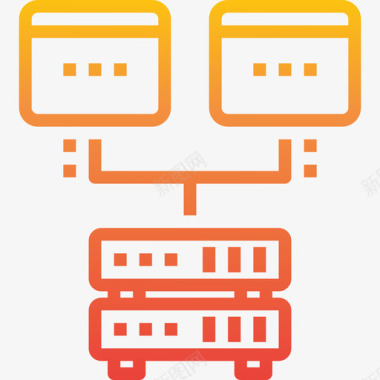 数据网页和优化2梯度图标图标
