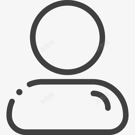 商家B端新icon_个人-未选中-122svg_新图网 https://ixintu.com 商家B端新icon_个人-未选中-122