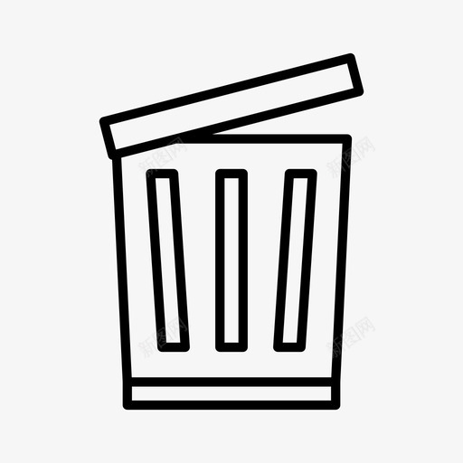 垃圾区域城市图标svg_新图网 https://ixintu.com 区域 垃圾 垃圾桶 城市 城镇