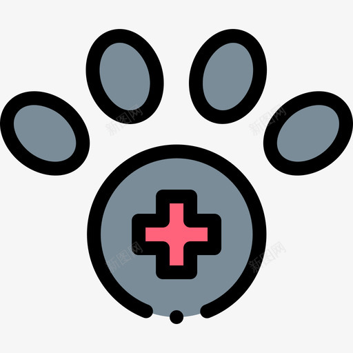 兽医医疗服务5线性颜色图标svg_新图网 https://ixintu.com 兽医 医疗服务 线性 颜色