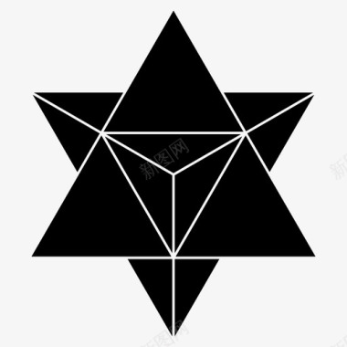 星四面体几何学phi图标图标