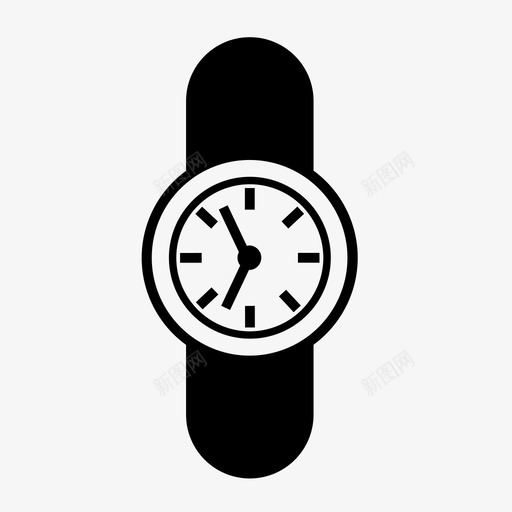 手表时钟指针图标svg_新图网 https://ixintu.com 手表 指针 时钟 时间 珠宝 简单