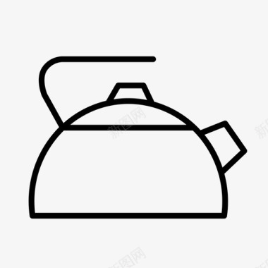 茶壶咖啡壶水壶图标图标