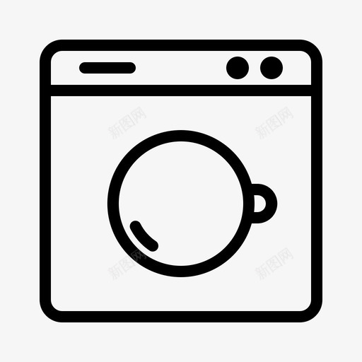电子空调冰箱图标svg_新图网 https://ixintu.com 冰箱 洗衣机 物类 电子 电视 空调 购物