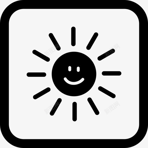 阳光微笑阳光灿烂天气晴朗图标svg_新图网 https://ixintu.com 天气 微笑 晴朗 灿烂 阳光
