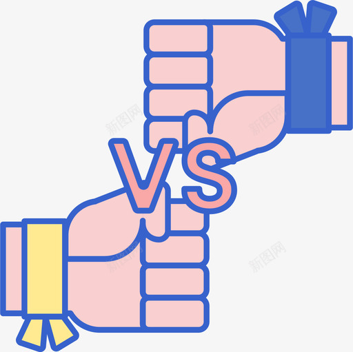 Vs运动3线性颜色图标svg_新图网 https://ixintu.com Vs 线性 运动 颜色