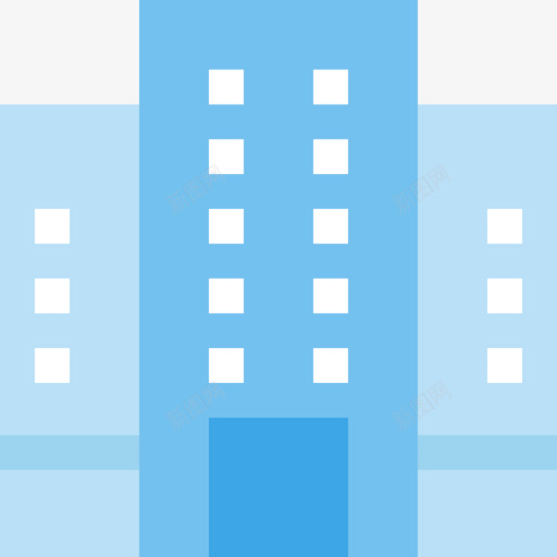 办公楼建筑物和房地产2平图标svg_新图网 https://ixintu.com 办公楼 建筑物 房地产