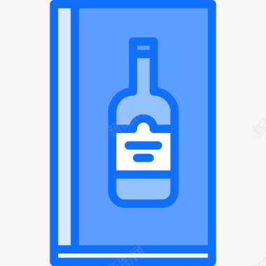葡萄酒菜单餐厅99蓝色图标图标
