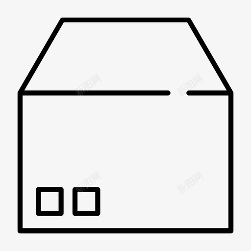 箱子纸板箱立方体图标svg_新图网 https://ixintu.com 其他 包装 包裹 立方体 箱子 纸板