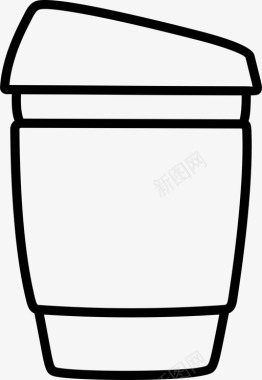 保温杯饮料咖啡图标图标