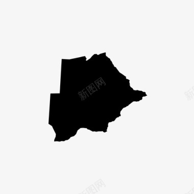 博茨瓦纳ba国家图标图标