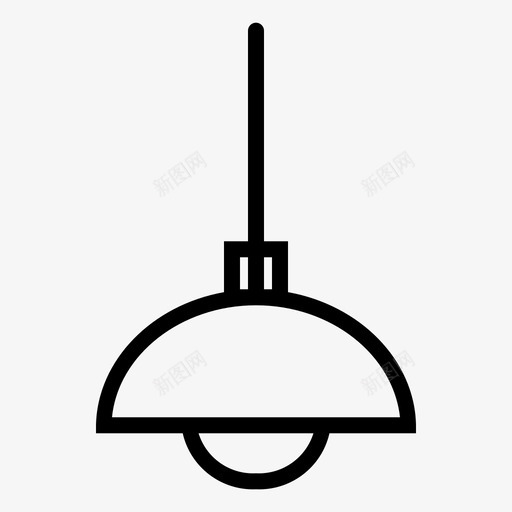 灯室内灯家具图标svg_新图网 https://ixintu.com 室内 家具