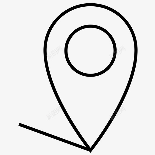 目的地地理位置地图针图标svg_新图网 https://ixintu.com 位置 地图针 地理位置 旅游景点 标记 目的地