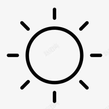 太阳白天天空图标图标
