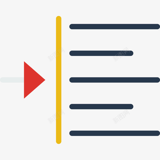 对齐文本格式7平面图标svg_新图网 https://ixintu.com 对齐 平面 文本 格式