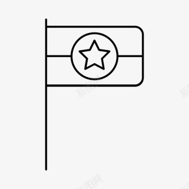 旗帜国家世界图标图标