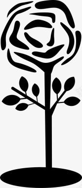 玫瑰花亲密图标图标