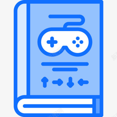书电子游戏14蓝色图标图标