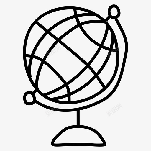 地球仪地理球地球地图图标svg_新图网 https://ixintu.com 图标 地图 地球 地球仪 地理 大学 学校 拼贴 教育