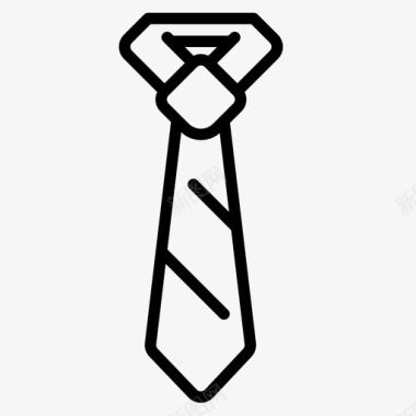 领带155办公室直线型图标图标