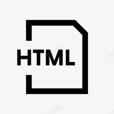 html文件类型图标图标