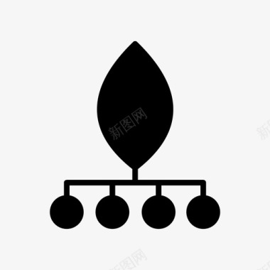 生物技术教育叶图标图标