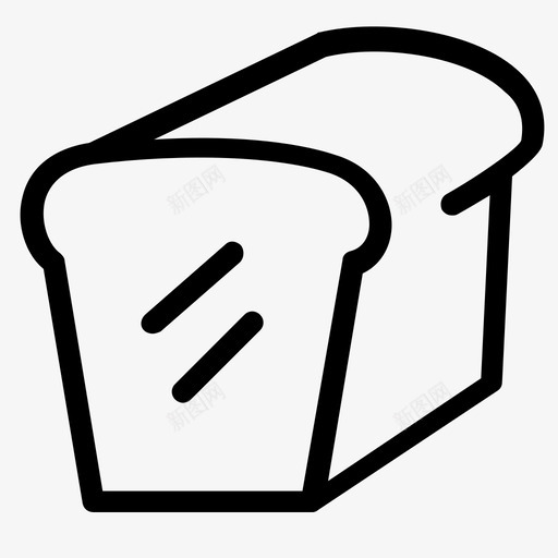 面包面包房咖啡厅图标svg_新图网 https://ixintu.com 三明治 咖啡厅 派对 面包 面包房 食品 餐厅