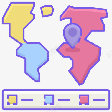 地图电子竞技2线颜色图标图标