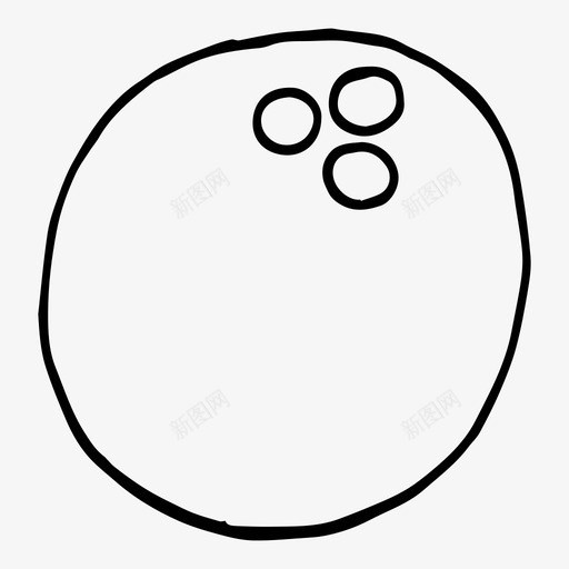 椰子食物水果图标svg_新图网 https://ixintu.com 椰子 水果 食物