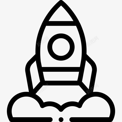 Rocketweb开发66线性图标svg_新图网 https://ixintu.com Rocket web 开发 线性