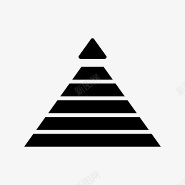 金字塔图图报告图标图标
