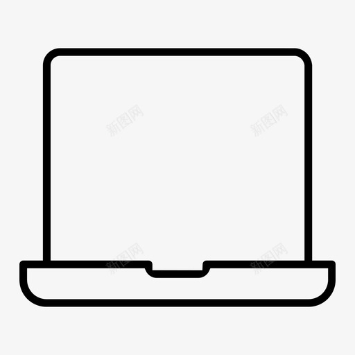 笔记本电脑电脑科技图标svg_新图网 https://ixintu.com 电脑 科技 笔记本电脑