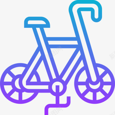 自行车运动79坡度图标图标